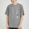 Polyester Seamless S/S T Shirt Grey