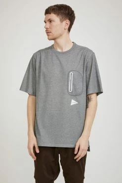 Polyester Seamless S/S T Shirt Grey