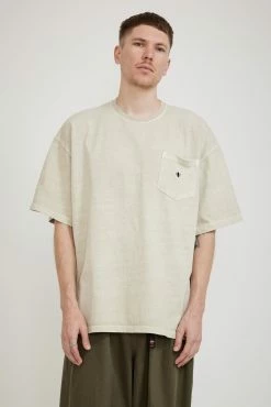 Pigment Wappen Pocket Half Tee Beige