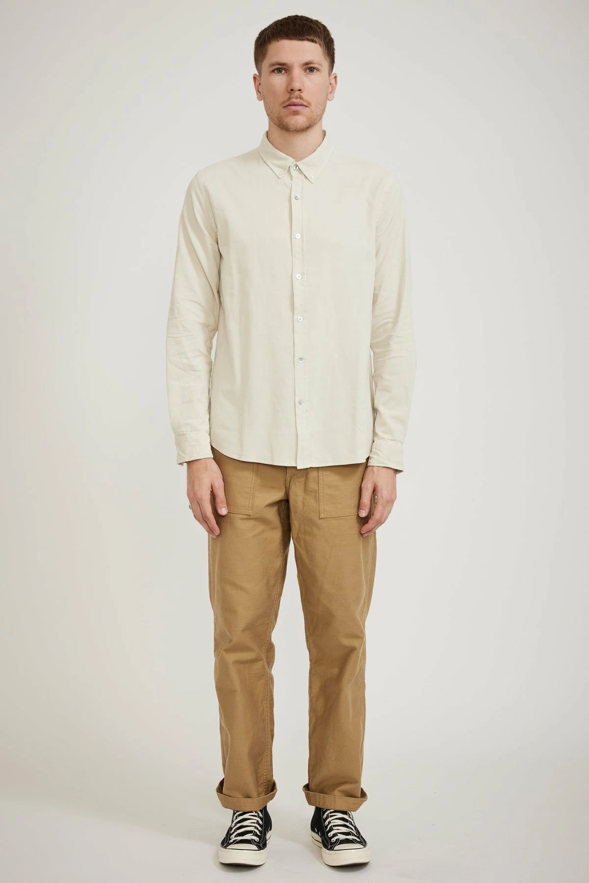 Cord Shirt Limestone - Image 2