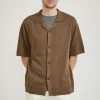 Kisho Knit Campo Shirt Dune