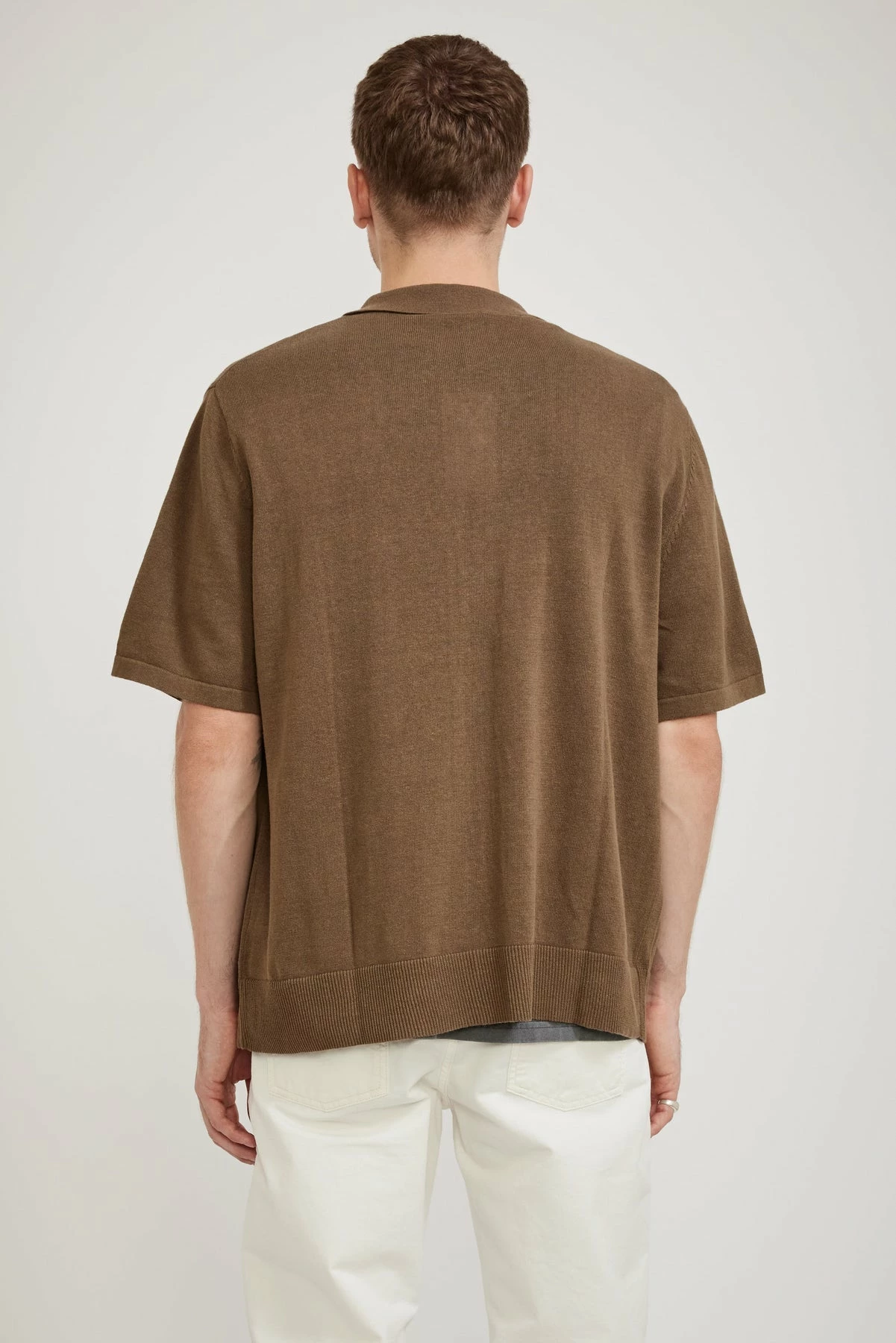 Kisho Knit Campo Shirt Dune - Image 4