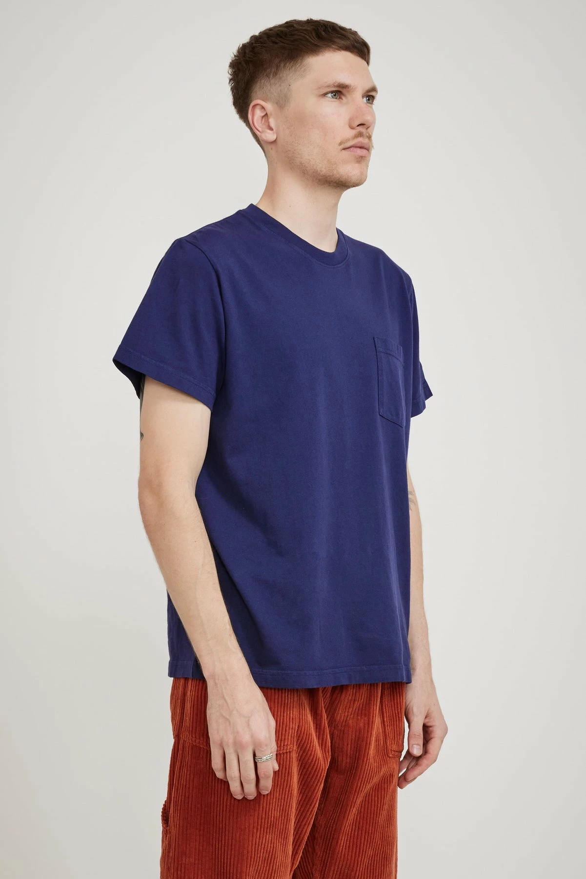 S/S Pocket Tee Navy - Image 3