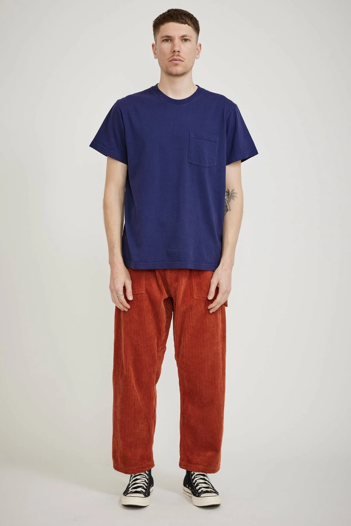 S/S Pocket Tee Navy - Image 2
