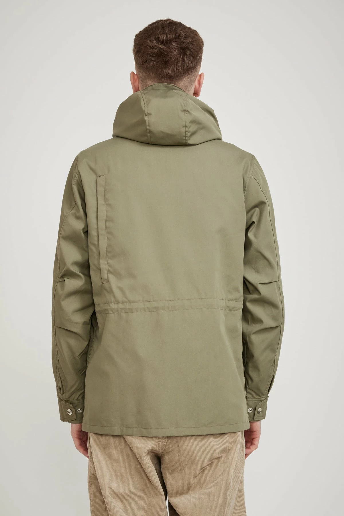 Travel Shell Parka O.D. Green X Khaki - Image 5