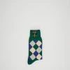 Diamond Socks Green
