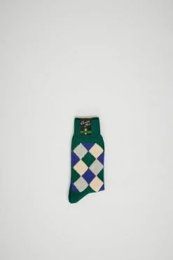 Diamond Socks Green
