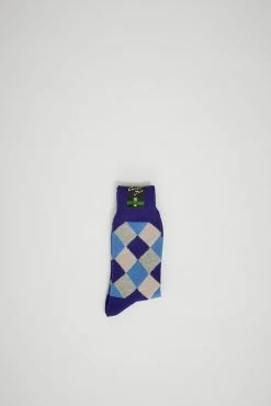 Diamond Socks Navy