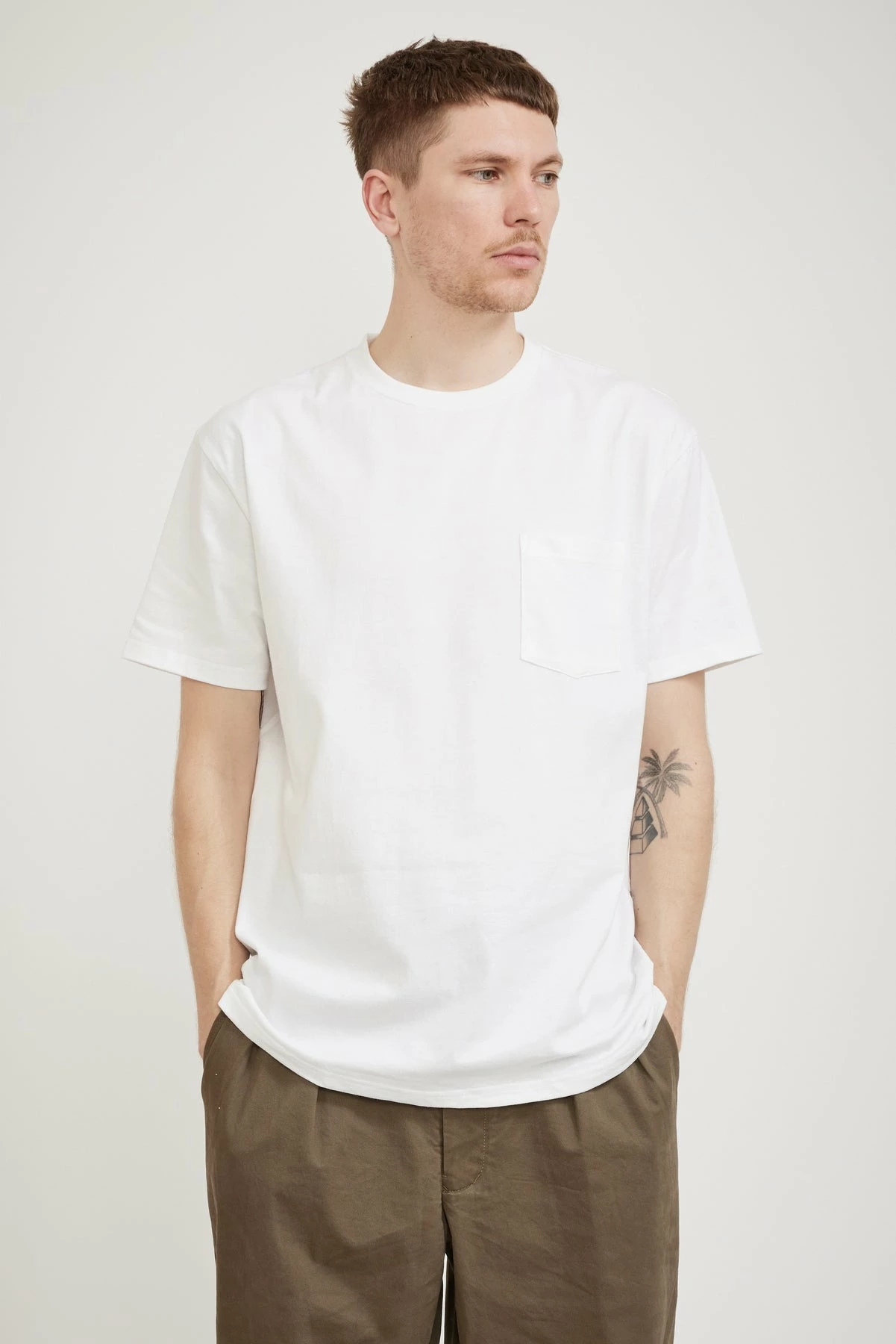 2 Pack Pocket Tee White