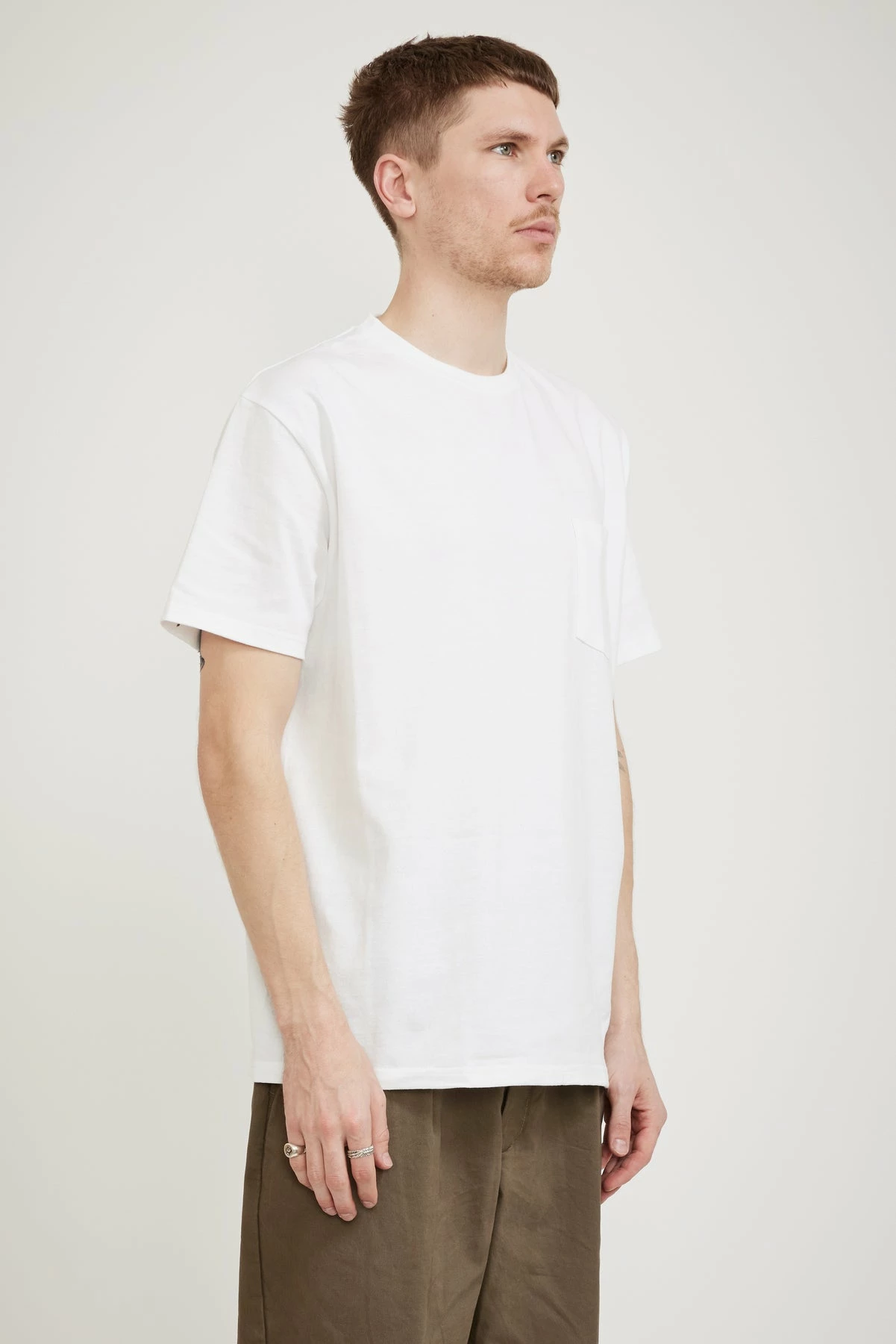 2 Pack Pocket Tee White - Image 3