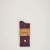Chase Socks Dark Plum / Gold