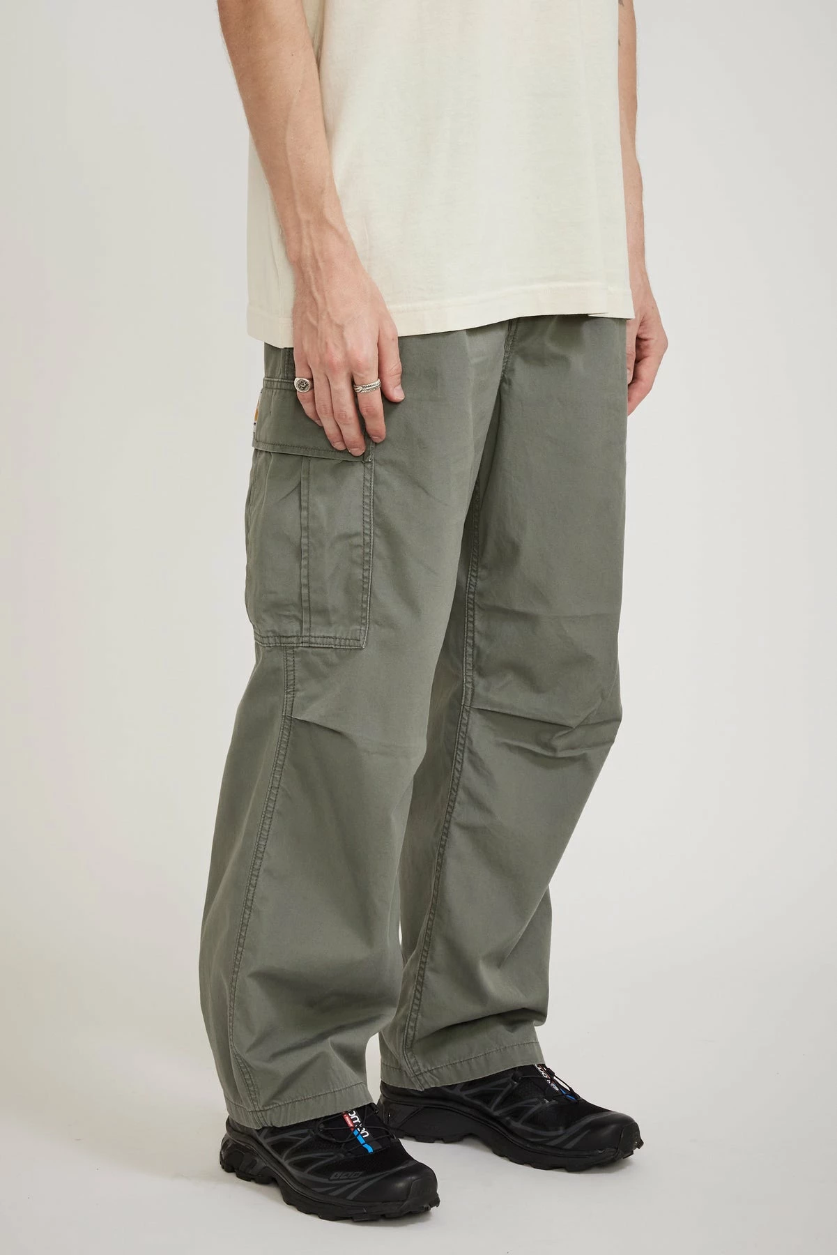 Cole Cargo Pant Thyme Stone Wash - Image 3