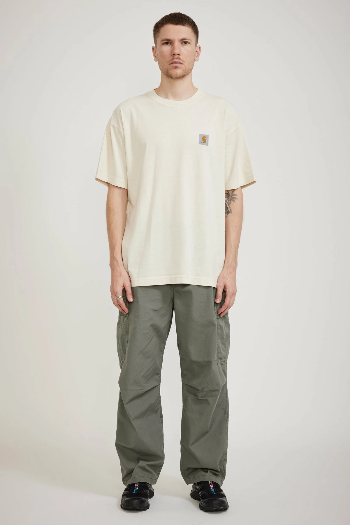 Cole Cargo Pant Thyme Stone Wash - Image 2