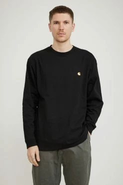 L/S Chase Tee Black / Gold