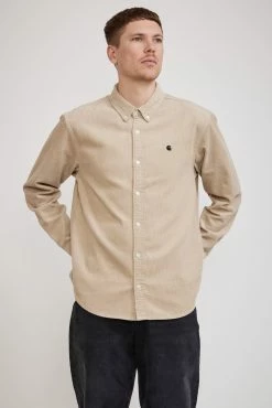 L/S Madison Cord Shirt Wall / Black