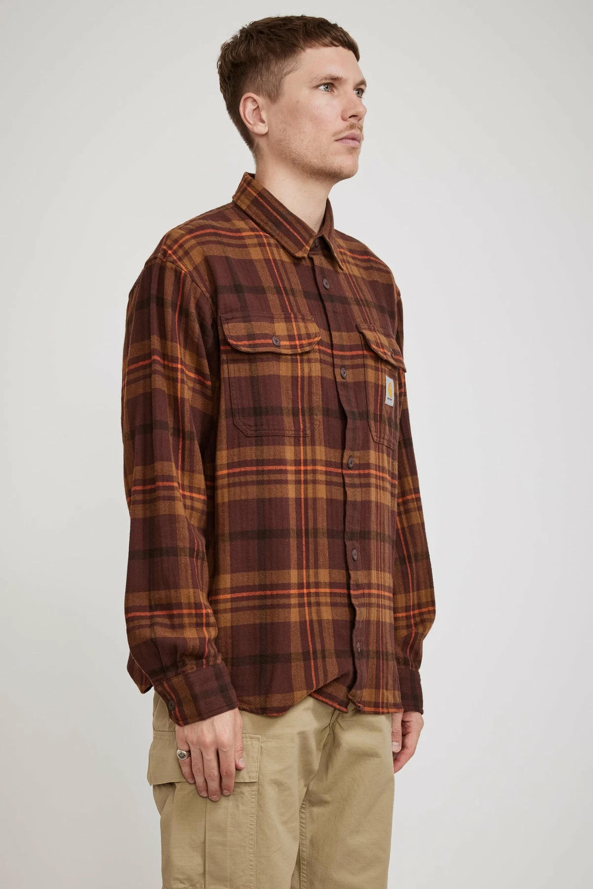 L/S Wallace Shirt Wallace Check Ale - Image 3