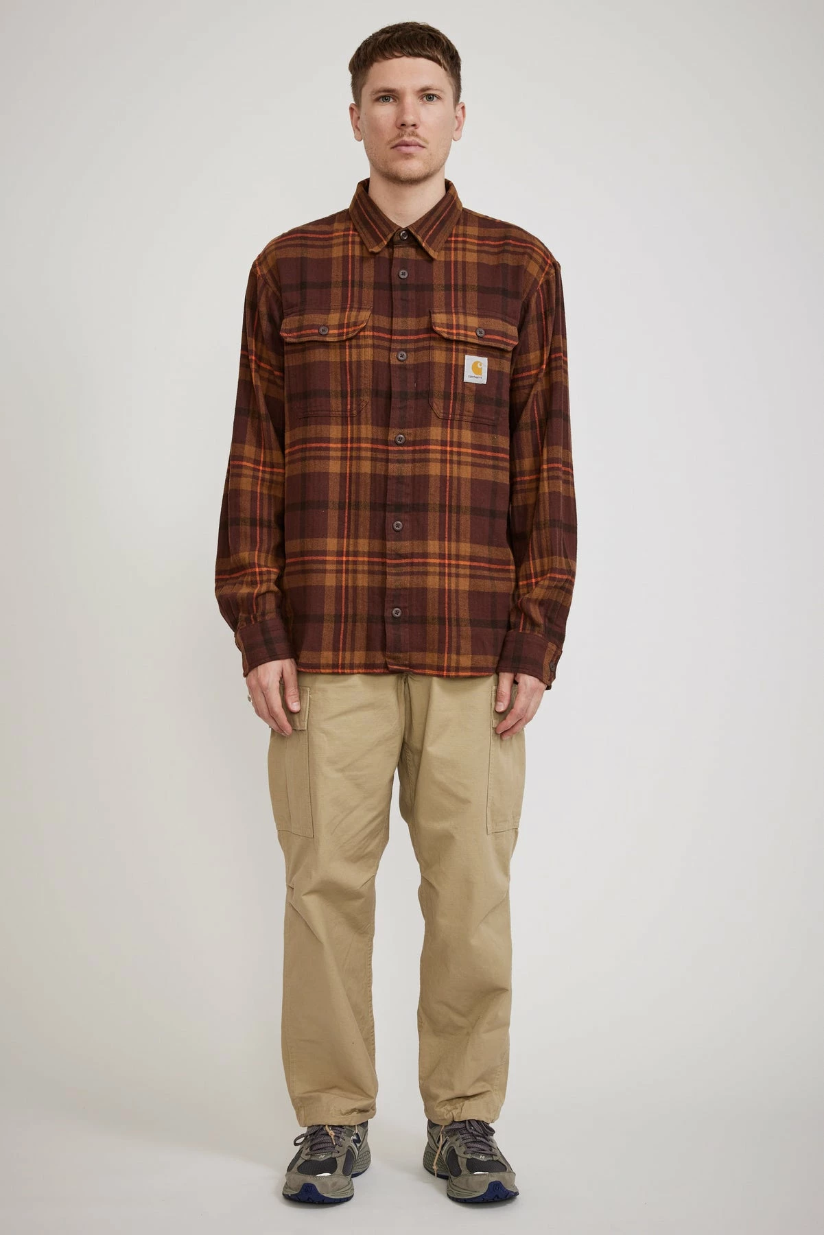 L/S Wallace Shirt Wallace Check Ale - Image 2