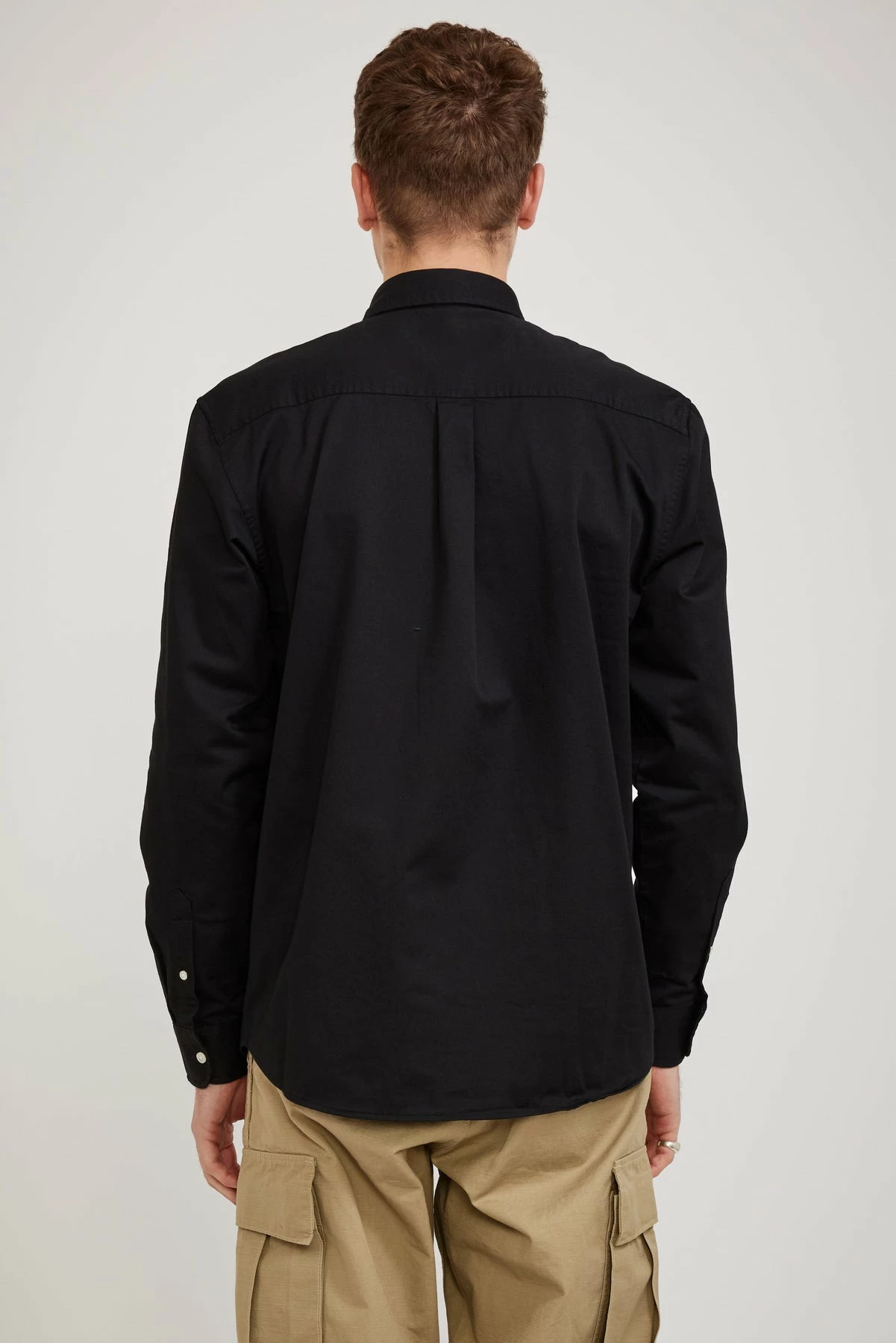 L/S Madison Shirt Black / White - Image 4