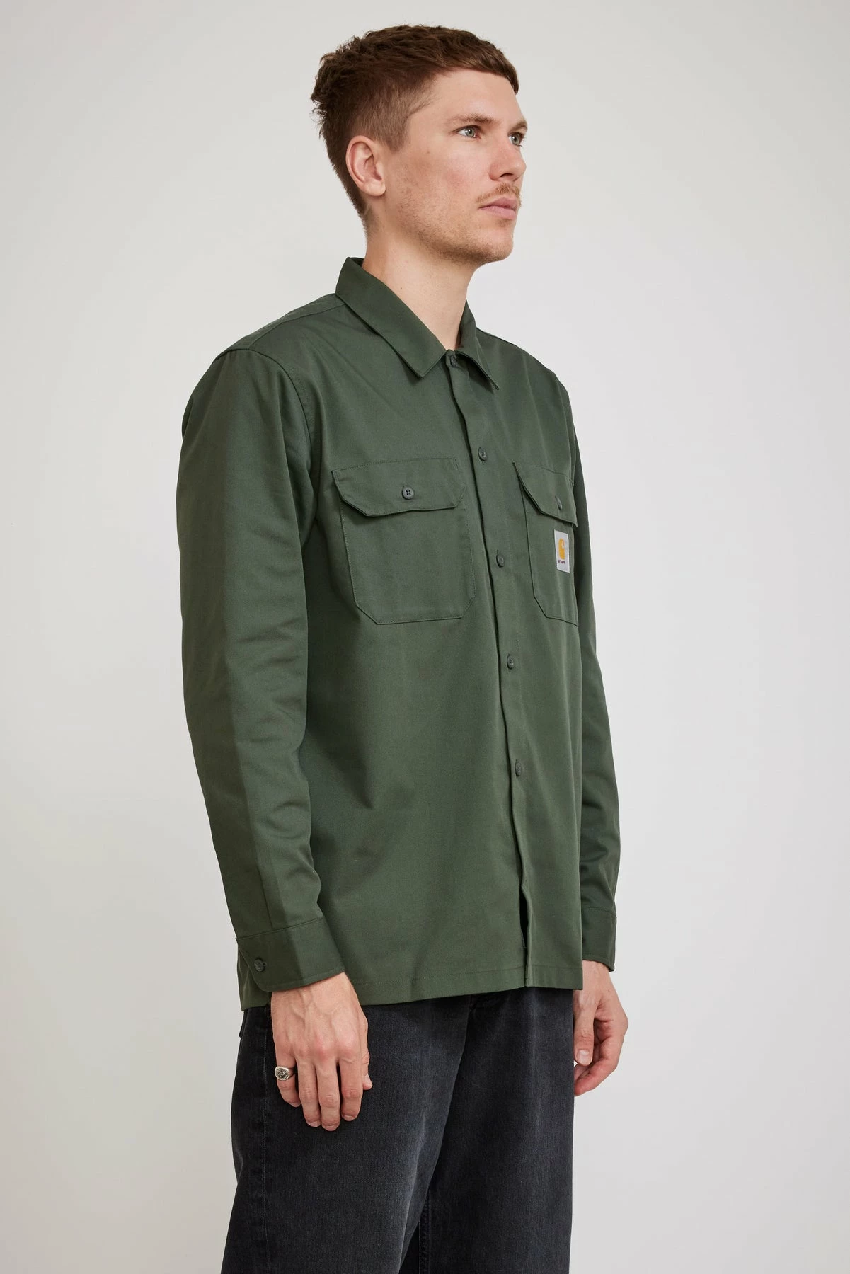 L/S Master Shirt Boxwood - Image 3