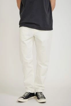 Newel Pant Off White Garment Dye