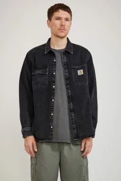 Salinac Shirt Jacket Black Stone Washed