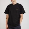 S/S American Script Tee Black
