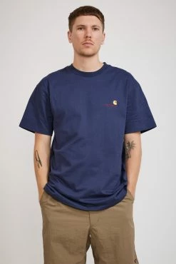 S/S American Script Tee Enzian