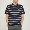 S/S Glover T-Shirt Glover Stripe Dark Navy