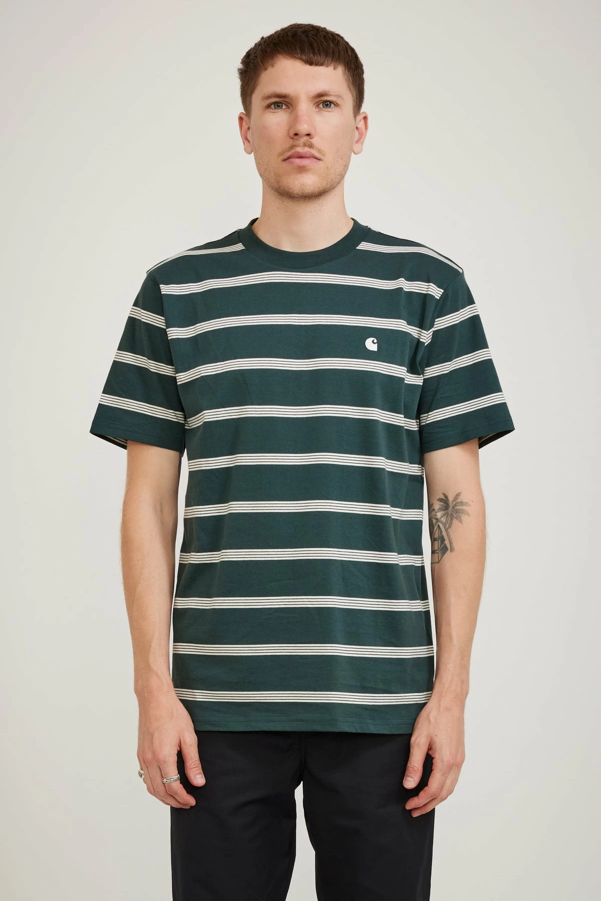 S/S Glover T-Shirt Glover Stripe Juniper