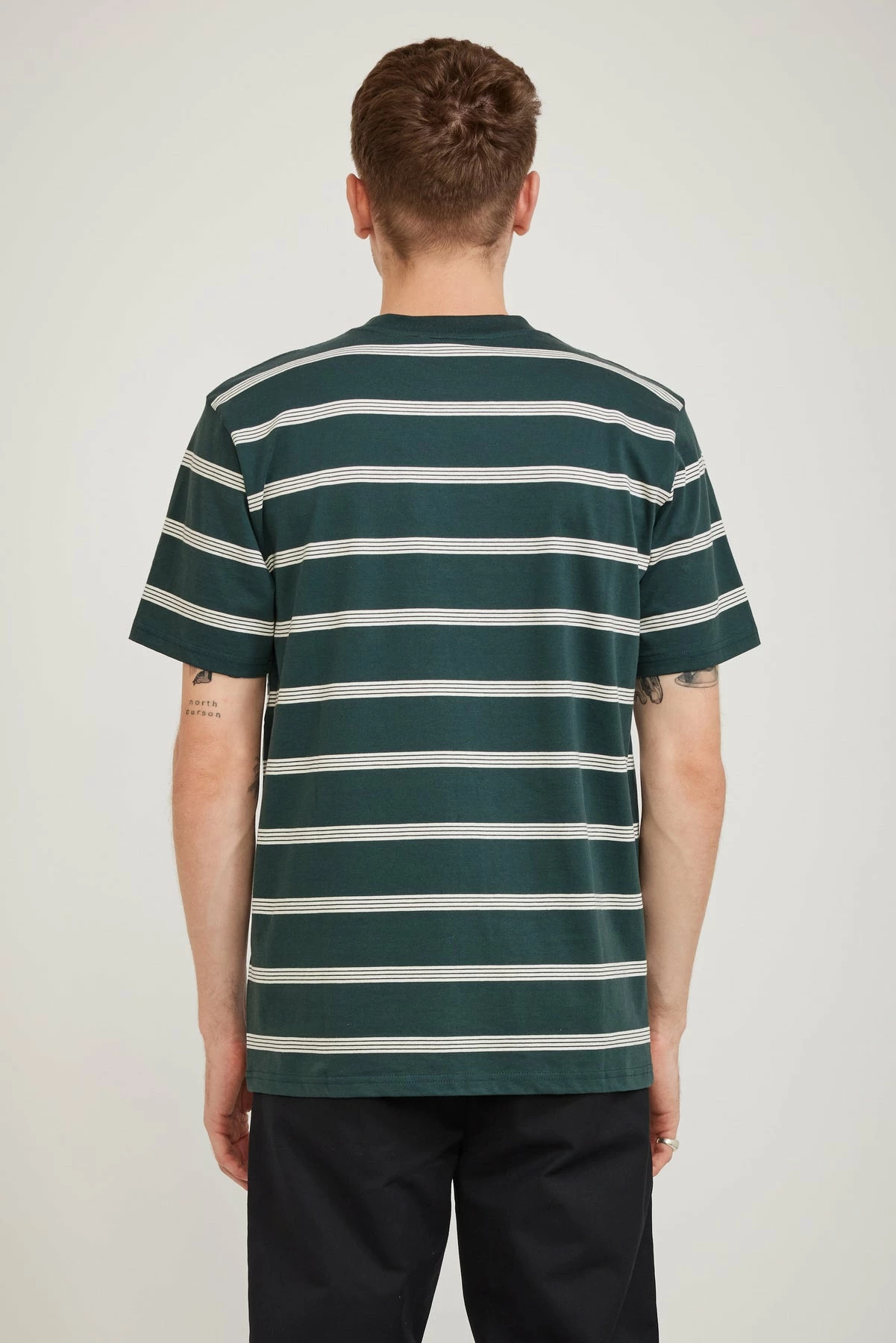 S/S Glover T-Shirt Glover Stripe Juniper - Image 4