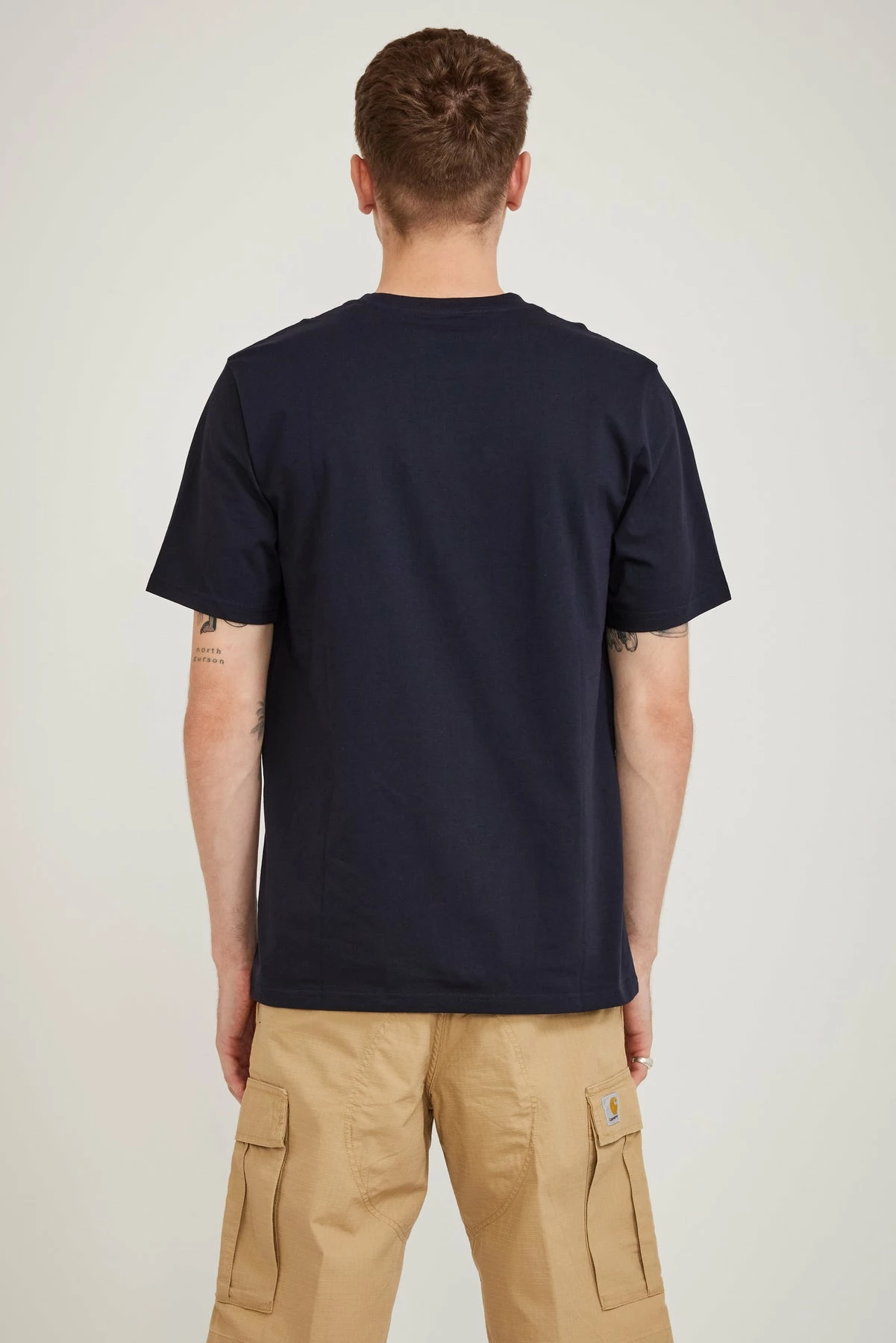 S/S Pocket T-Shirt Dark Navy - Image 4