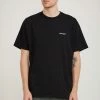 S/S Script Embroidery Tee Black / White