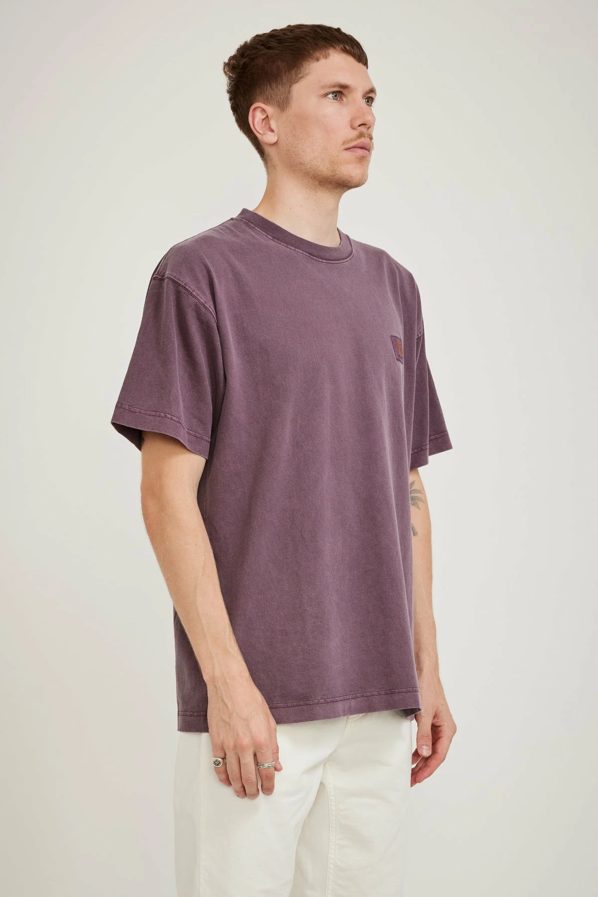 S/S Vista Tee Dark Plum - Image 3