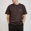 S/S Chase Tee Dark Umber / Gold