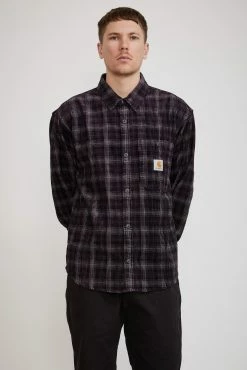 L/S Flint Shirt Wiley Check Dark Plum