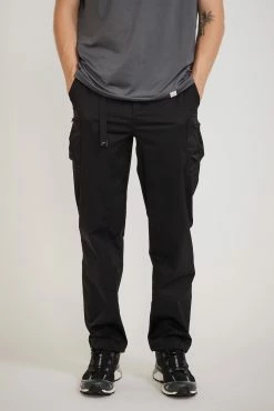 Stretch Cargo Pants Black