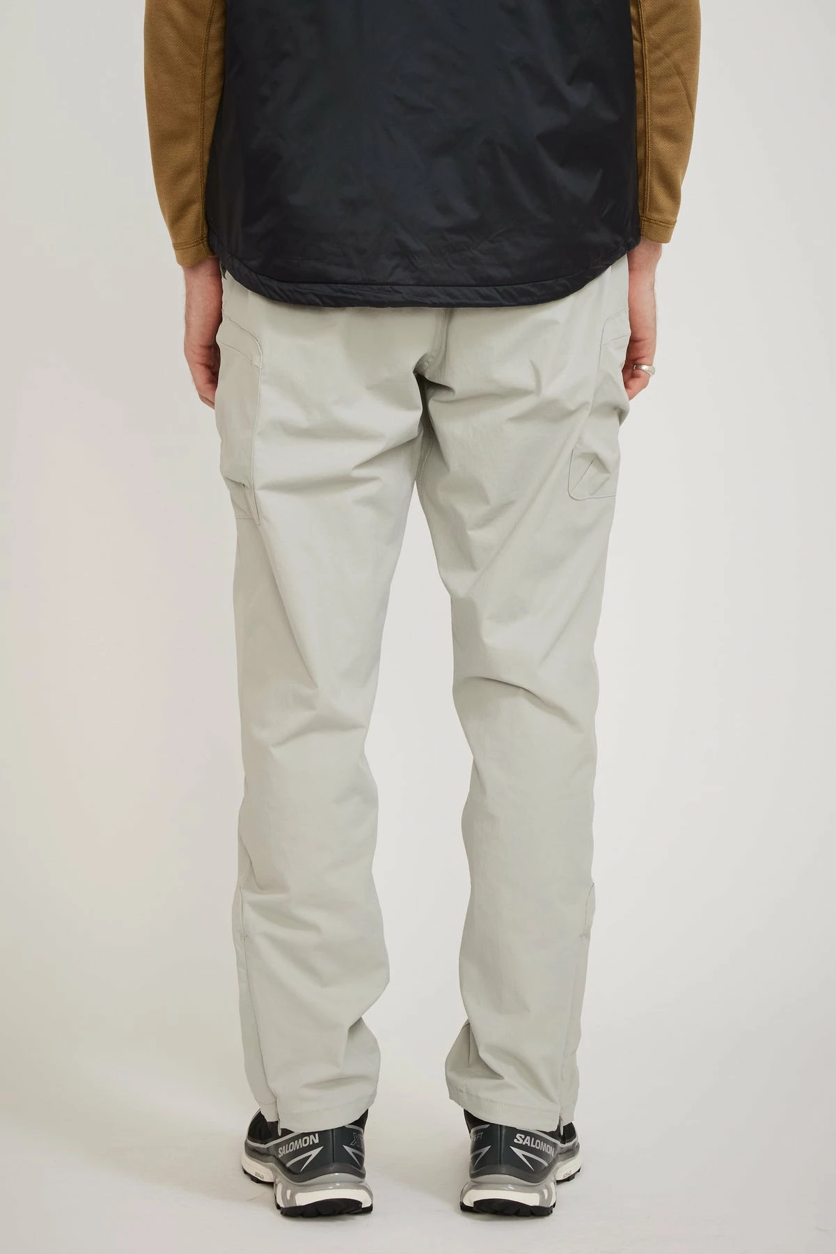 Stretch Cargo Pants Cream - Image 4