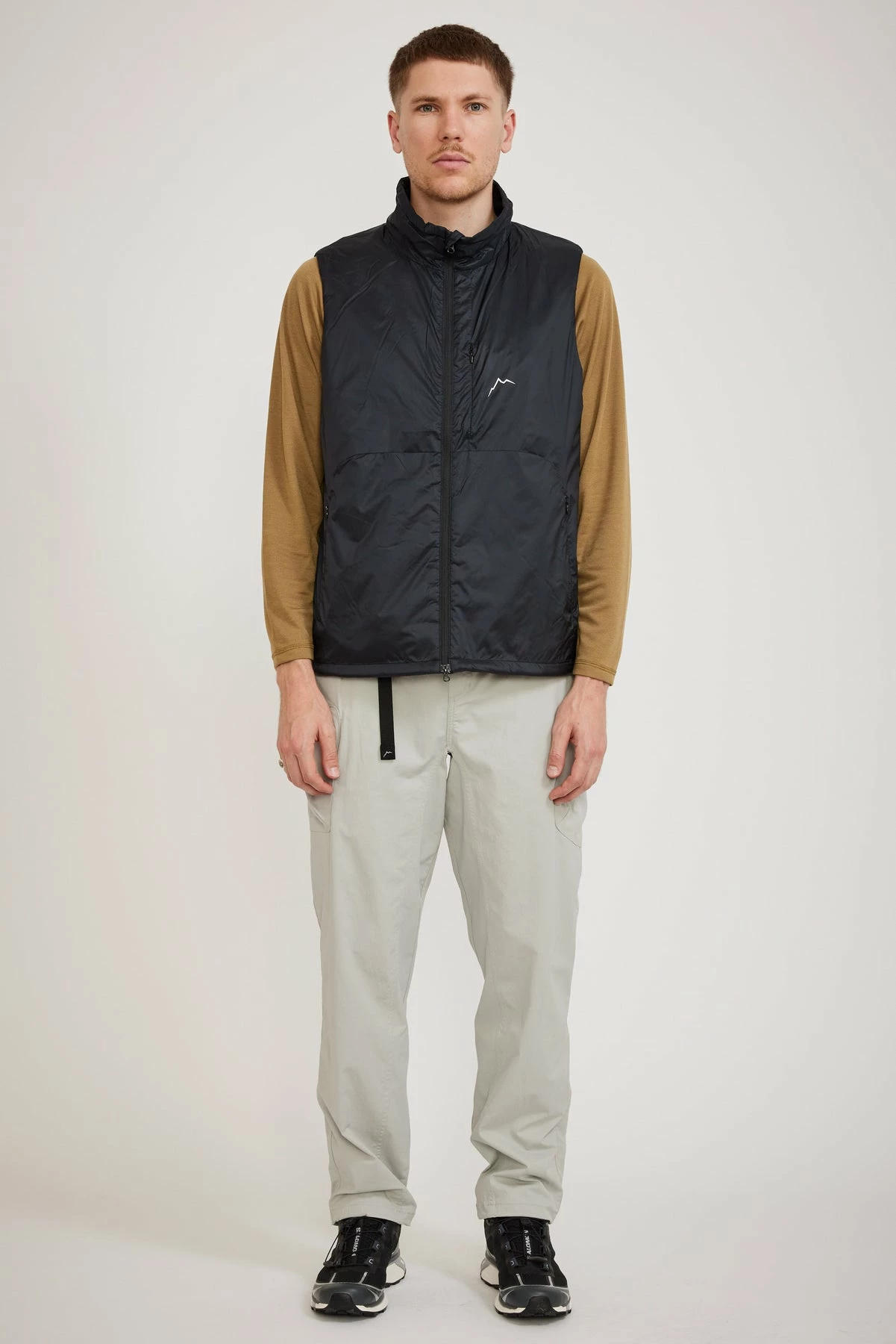 Stretch Cargo Pants Cream - Image 2