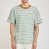 Multi Stripe T-Shirt Steel/Ginger/Teal