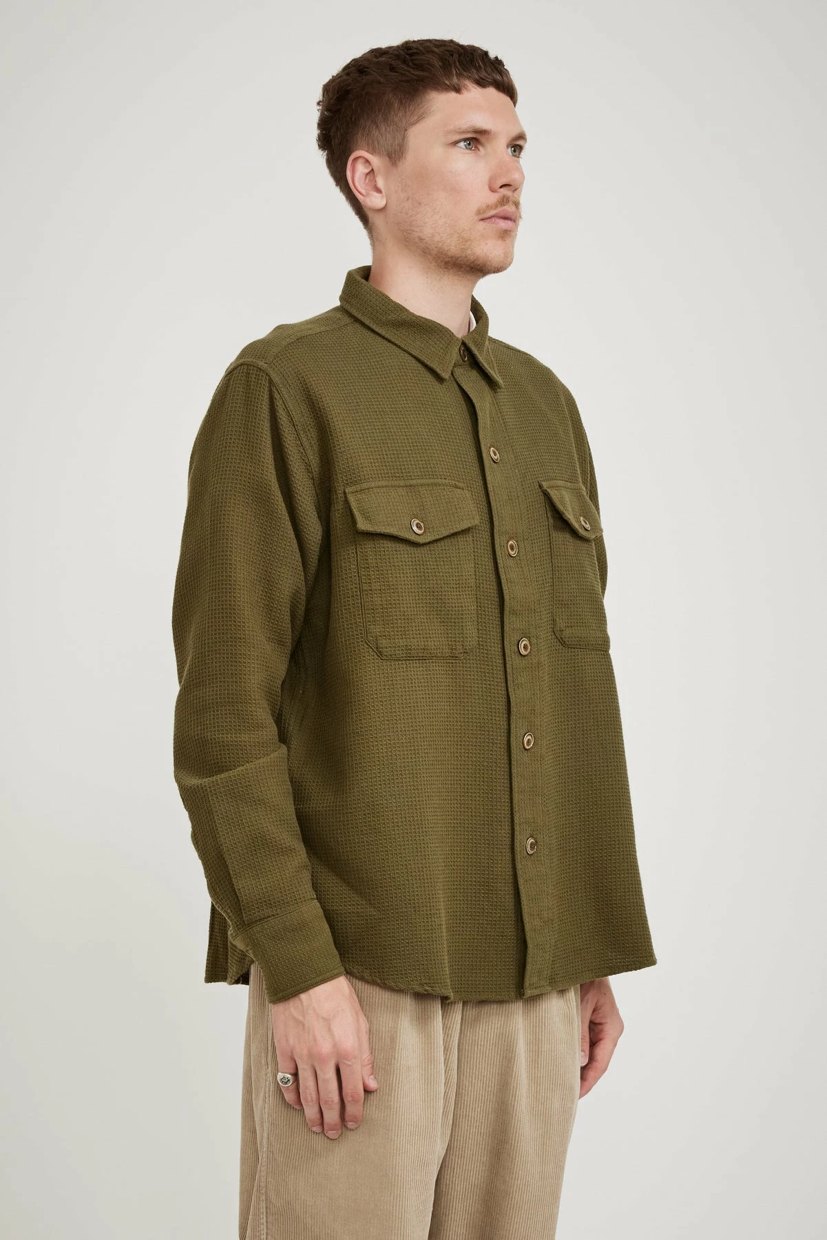 Kingston Shirt Jacket Olive - Image 3