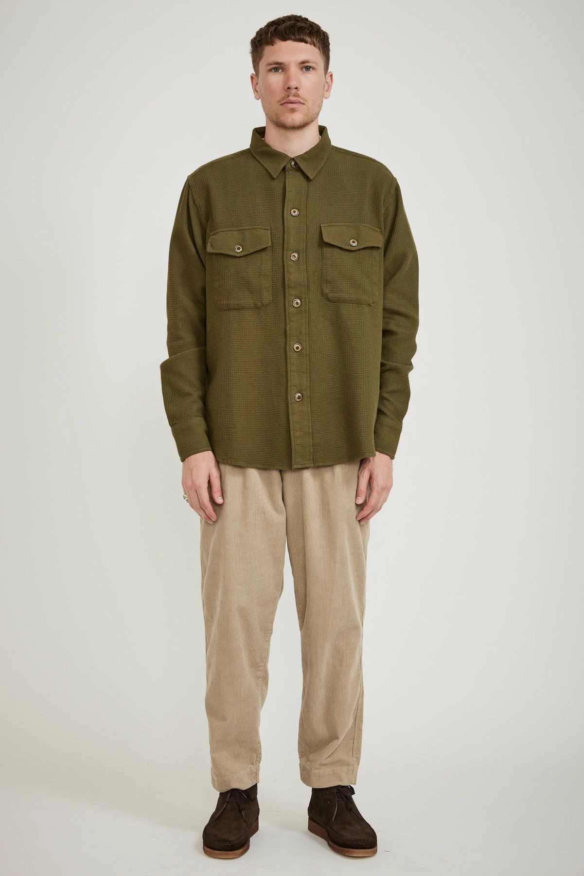 Kingston Shirt Jacket Olive - Image 2