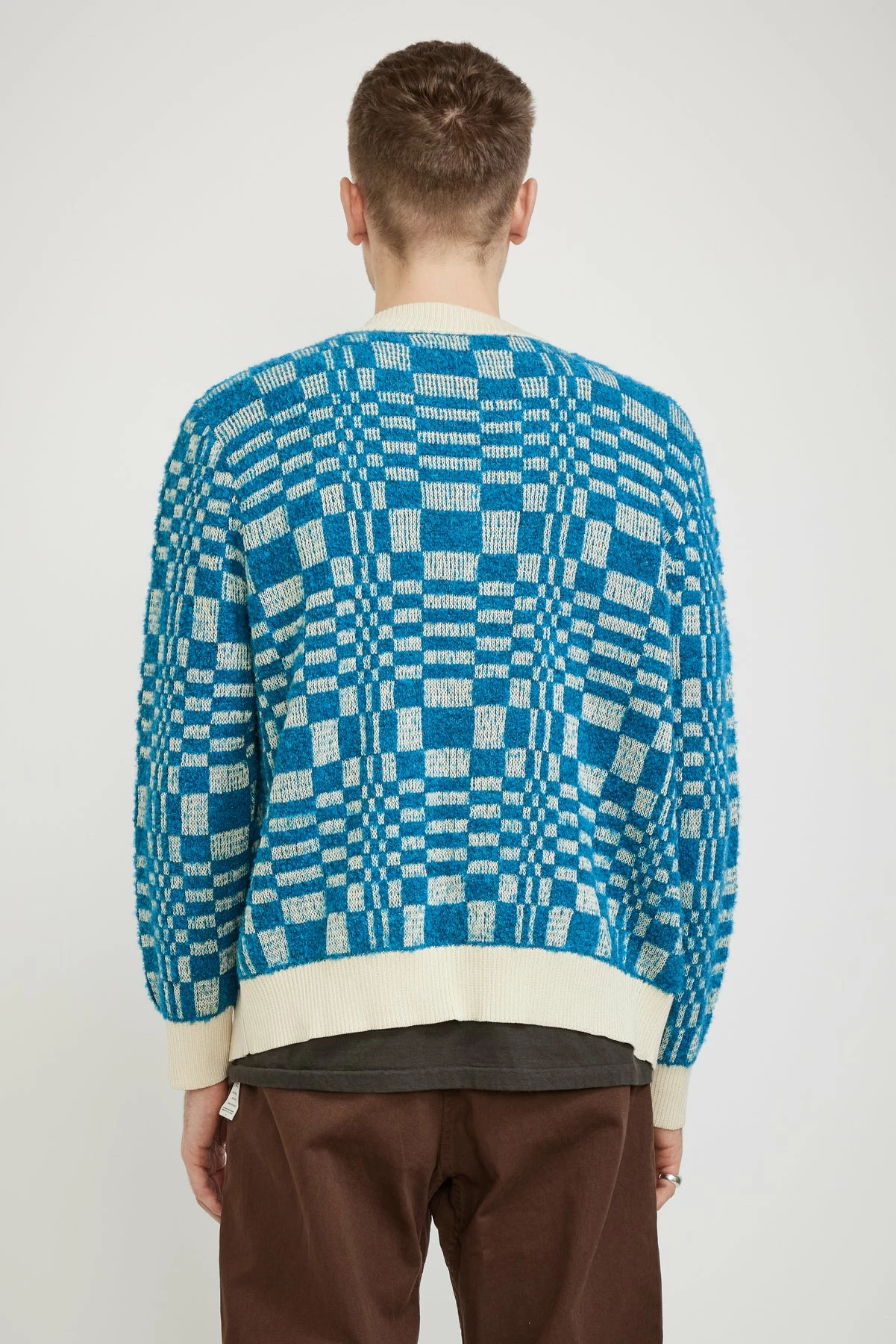 Optic Alpaca Cardigan Azure - Image 4