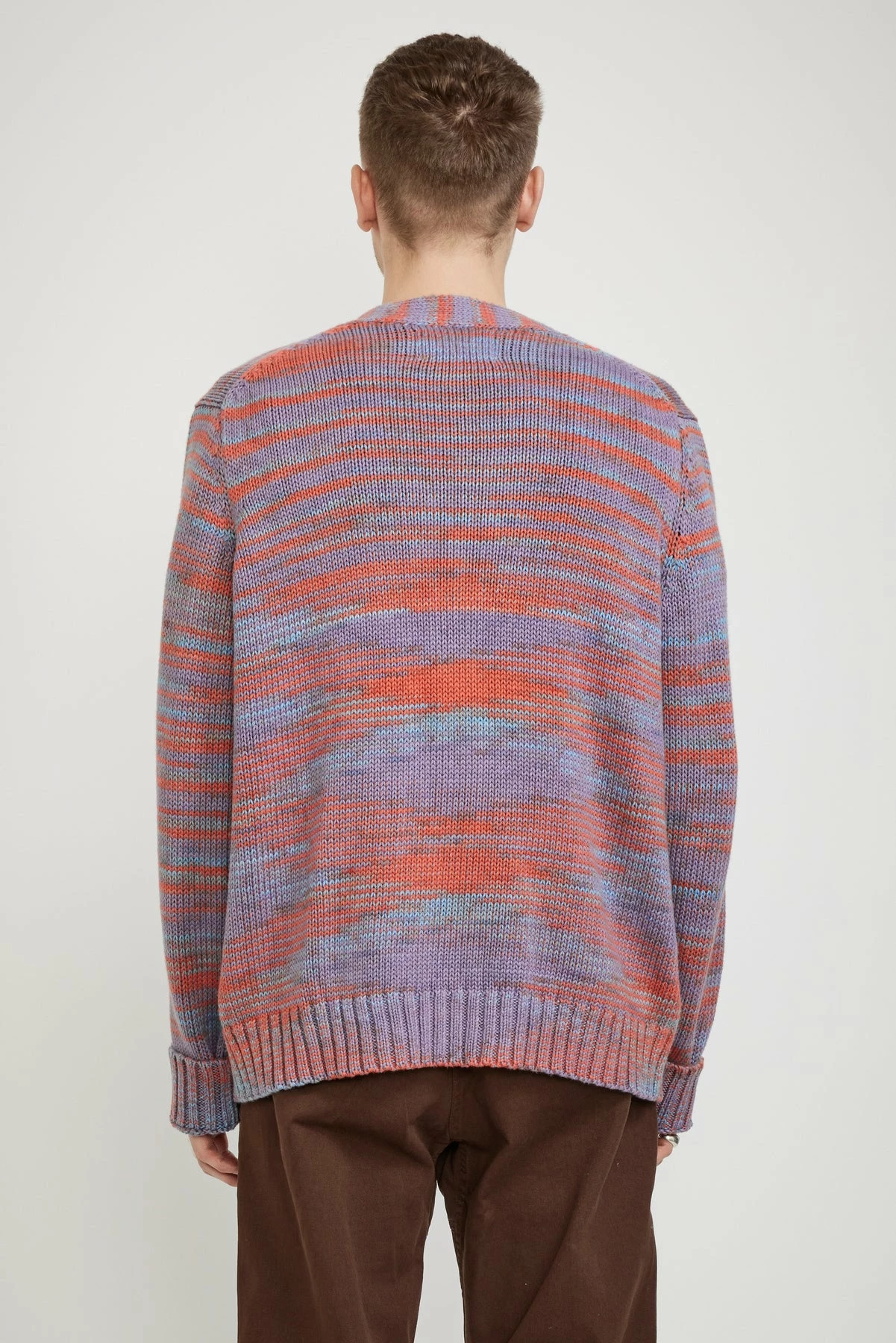 Space Dye Cardigan Purple - Image 4