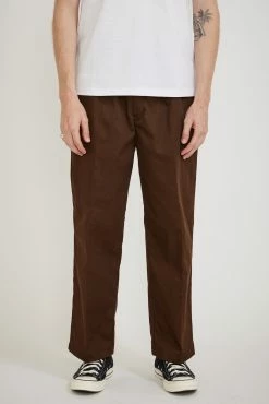 Mens Easy Pants Brown