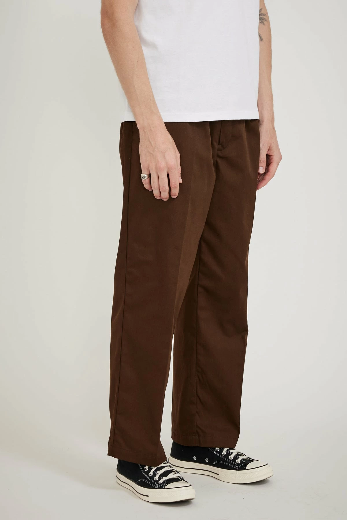 Mens Easy Pants Brown - Image 3
