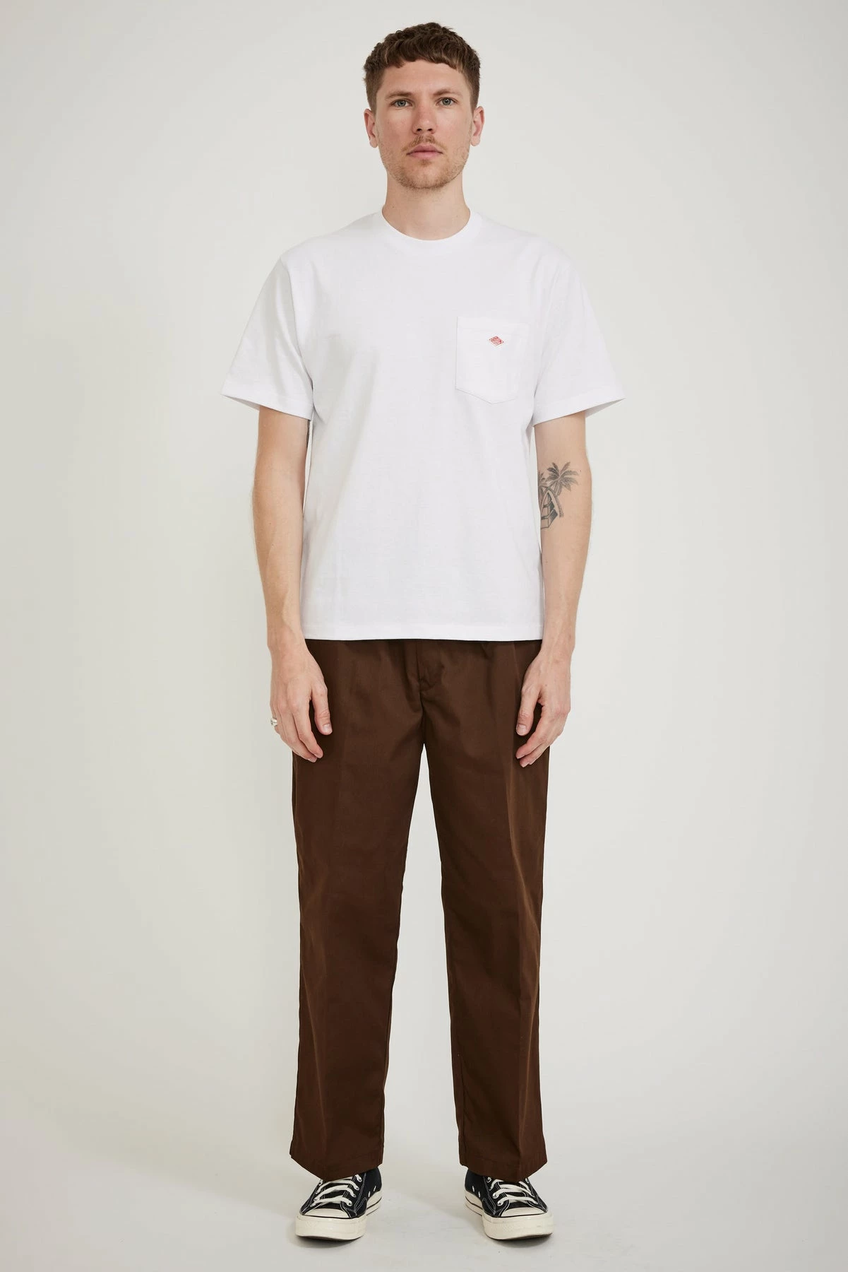 Mens Easy Pants Brown - Image 2