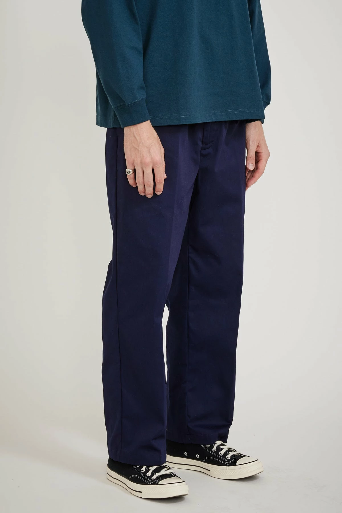 Mens Easy Pants Dark Navy - Image 2
