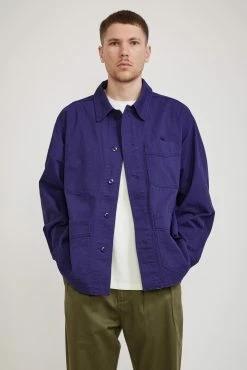 French Work Jacket Deep Blue
