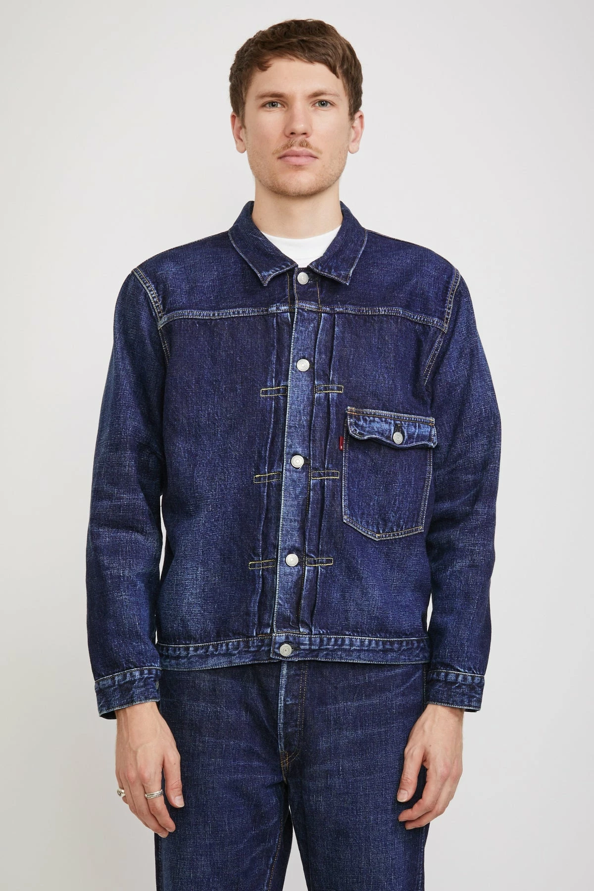 Half Way There Jacket 13.7oz Indigo Blue - Image 5