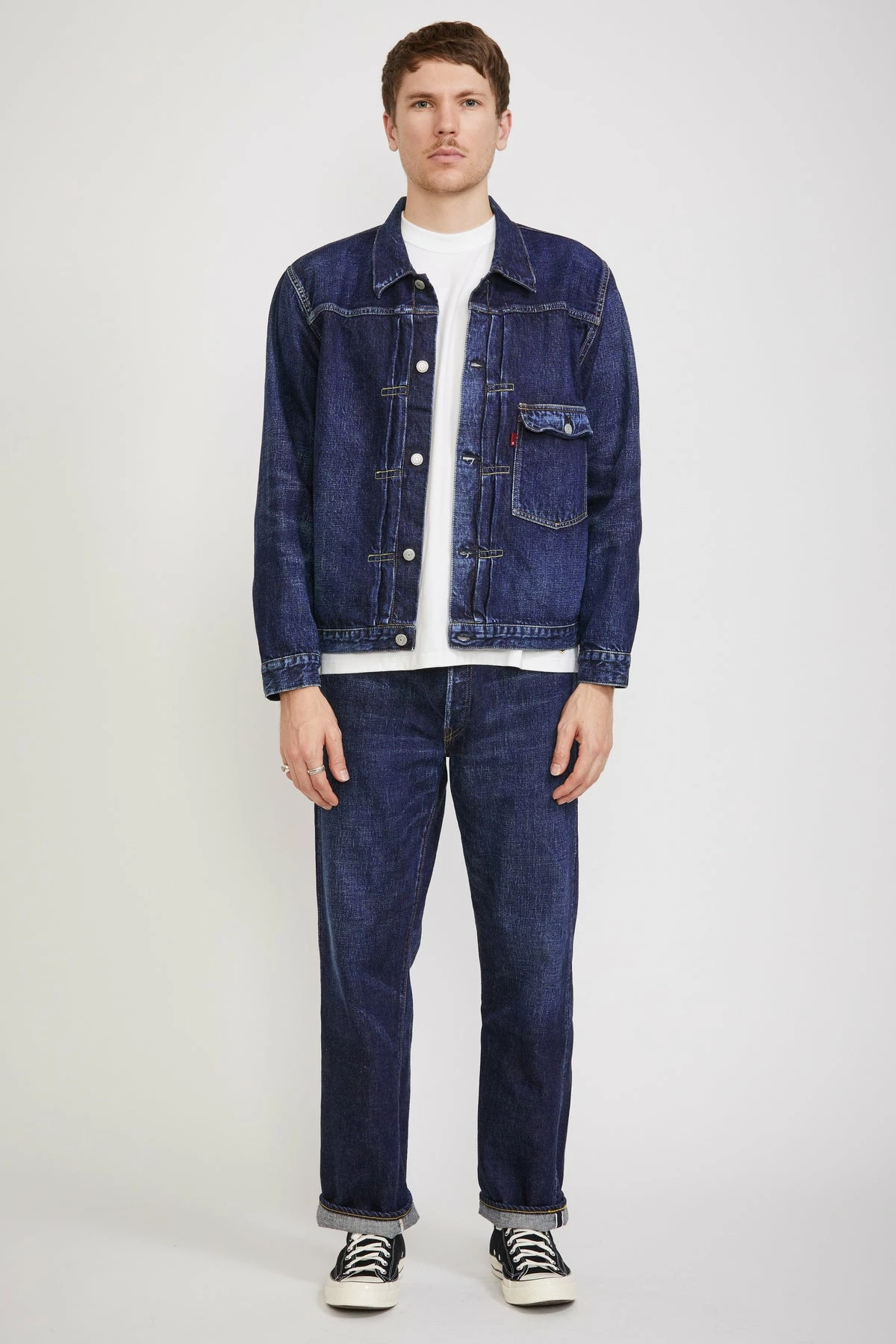 Half Way There Jacket 13.7oz Indigo Blue - Image 2